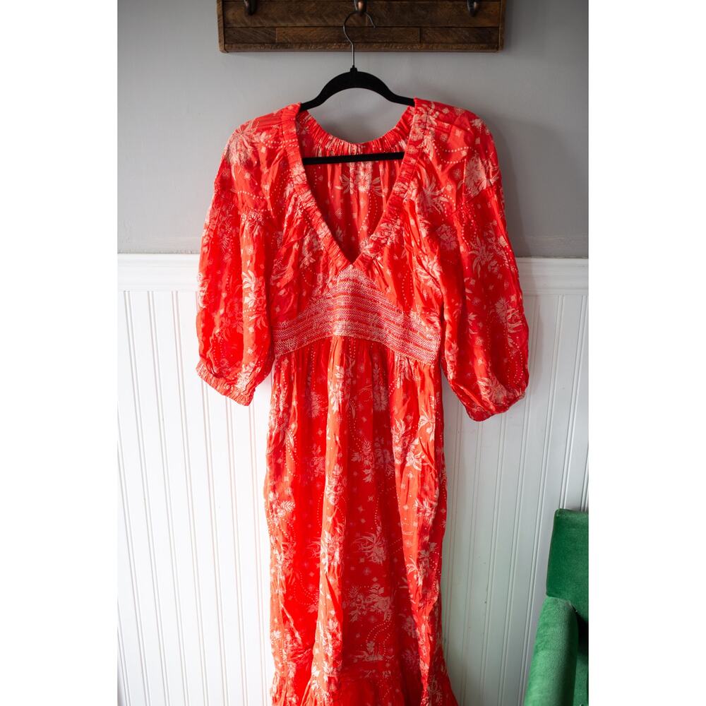 Free People Golden Hour Maxi Dress MISSING SIZE TAG - Picture 1 of 3